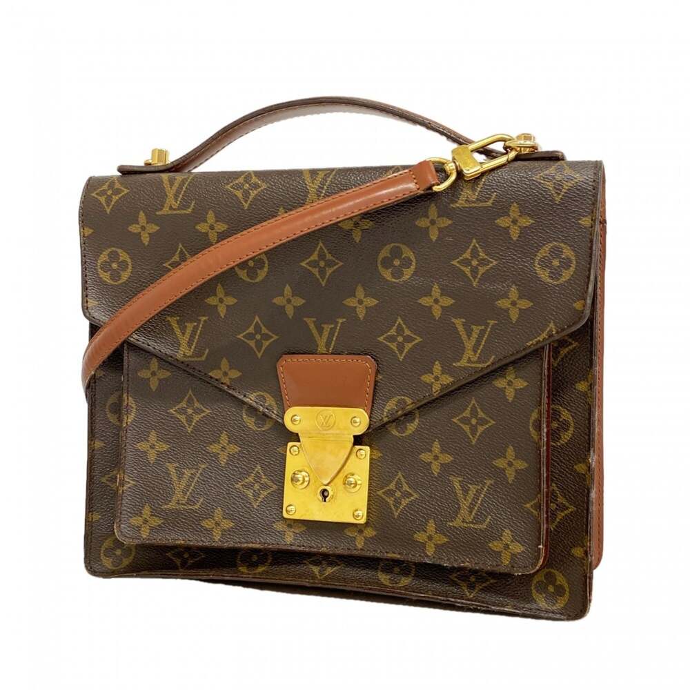 Louis Vuitton Monceau Handbag Canvas #267275L80B